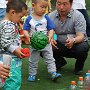 Parents and kids playing. Excellent!