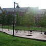 Morning light on the University of North Colorado campus.