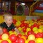 Daniel's first experience with a real ball pit.