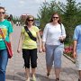 Our team visits Sheng Le before classes start. (from left: Meghan, Ula, VaNeda, Bobby)